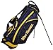 Team Golf NCAA West Virginia Mountaineers Fairway Golf Stand Bag, Lightweight, 14-way Top, Spring Action Stand, Insulated Cooler Pocket, Padded Strap, Umbrella Holder & Removable Rain Hood