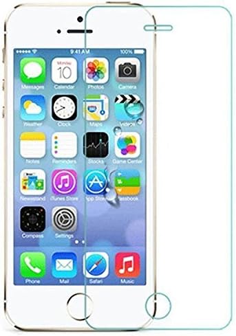 iPhone 5 Screen Protector, Vchanel Apple iPhone 5/5c/5S Blue Light Filtering Tempered Glass with Eye-Protective Anti-Blue and Lifetime Hassle-free Warranty - (in Retail Packaging)