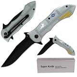 Deluxe WWII Aircraft Styled Stainless Steel Locking Folder