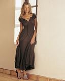Newport News Smocked Gauze Peasant Dress