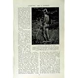 C1920 アルゼンチン Ona のハンターの Tierra Fuego のパタゴニア