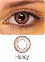 Non Prescription Color Contact Lenses 2 Tone - Honey
