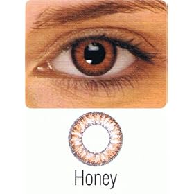 Non Prescription Color Contact Lenses 2 Tone - Honey