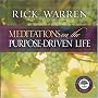 Meditations on the Purpose Driven Life