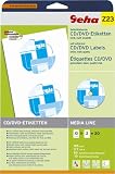 Geha CD/DVD Etiketten Z23 matt 10 Blatt