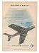 1953 Norge Republic F-84F Thunderstreak Aircraft Print Ad