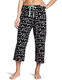 Hue Sleepwear Women's Springtime Script Capri Pant