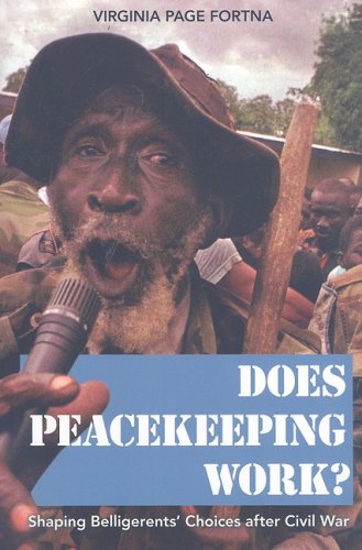 Does Peacekeeping Work?: Shaping Belligerents' Choices after Civil War under Treaties in The Books Store
