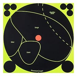 Shoot-N-C Targets: Sight-In & Specialty Shoot N C Deer Target Vitals 5pk