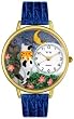 Whimsical Watches Unisex Cats Night Out Gold Watch G0120009