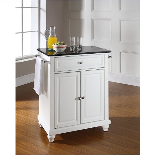 Crosley Furniture KF30024DWH Cambridge Portable Kitchen Island