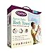 ClevaMama Apron Hooded Baby Towel - Bath Towel With Hood, Soft Cotton Bath Wrap, Blue