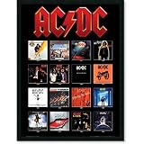 AC/DC Album Covers Amped Art - 25.7x37.7