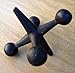 Set of 3 Cast Iron Jacks Retro Decorative Home Accents -Paperweight - Doorstop