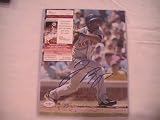 JOSE REYES SIGNED AUTOGRAPHED 8X10 PHOTO NEW YORK METS, MIAMI MARLINS, COA W/ HOLOGRAM JSA