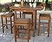 Outdoor Interiors 65544 The 2-4-6 Pub Table Folds for More Seating