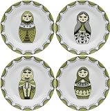 Now Designs Plate, Baboushka, Set of 4