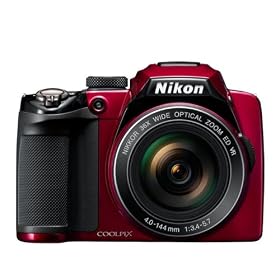 Nikon COOLPIX P500 12.1 CMOS Digital Camera with 36x NIKKOR Wide-Angle Optical Zoom Lens... by Nikon