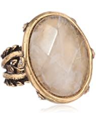 Lucky Brand "Palace Garden" Glass Stone Ring, Size 7