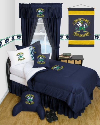 Best Quality Locker Room Comforter - Notre Dame Fighting Irish NCAA /Color Midnight Size Twin