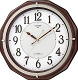 CITIZEN (シチズン) 掛け時計 リバライトM801 夜間自動点灯ライト付 電波時計 4MY801-006の画像