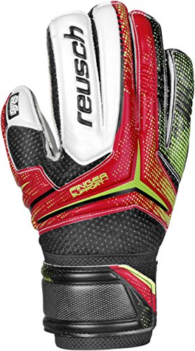 Reusch Soccer Receptor RG Finger Support Junior Goalkeeper Glove, 7, Pair