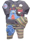 Applique Pullover Outfit #13 - Wise Owl - Multi-colored - 6-12 Mths