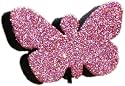 Pink Glitter Butterfly Car Aerial Ball Antenna Topper