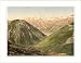 Furka Pass view from the summit Bernese Oberland Switzerland, c. 1890s, (L) Library Image