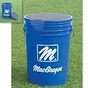 MacGregor Blue Ball Bucket W/Padded Lid
