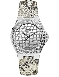 GUESS U0227L1 Womens Silver-Tone Exotic Sport Watch