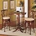 Jewelry : Masterpiece Mocha Console With Glass Inset Top & Shelf