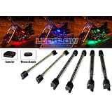 6pc Flexible LED Million Color Motorcycle Kit by LedGlow