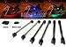 6pc Flexible LED Million Color Motorcycle Kit