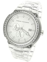 Armani Exchange Silver-Tone Dial Womens Watch #AX5056