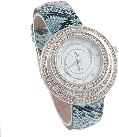 OniyA Noble Women Crystal Watch Quartz Boa Patterns Strap