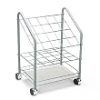 SAFCO - Roll/file 20-tube wire file, 2-3/4 sq. tube, 18-1/3wx14-1/4dx23-3/8h, Gray