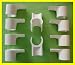 Pet Supplies : Dog Agility Jump Cups for 3/4" PVC