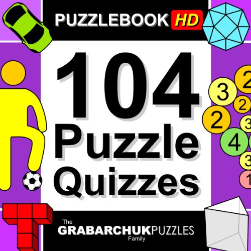 104 Puzzle Quizzes HD (Interactive Puzzlebook for Tablets)