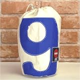360° 世界を旅したヨットの帆を使ったリサイクルバック トイレットバック TOILETT BAG BLUEの画像
