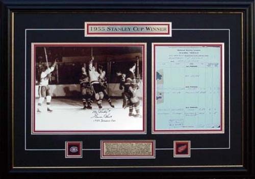 MR HOCKEY® 1955 Stanley Cup Scoresheet - NHL Mugs and Cups