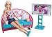 Barbie - T9080 -  Mobilier de Poupée - Poupee Barbie + Mobilier Salon