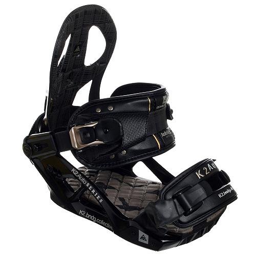 K2 Auto Bindings Snowboard Bindings – Medium/Black