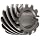 Boston Gear H2410R Plain Helical Gear, 45 Degree Helix, 14.5 Degree Pressure Angle, 0.250 Bore, 24 Pitch, 10 Teeth, Steel, RH