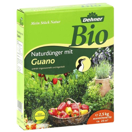 Dehner 140830 Bio Naturd&uuml;nger mit Guano, 2.5 kg, 25 qm Preisvergleich