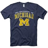 University of Michigan Wolverines Go Blue Vintage Retro T-Shirt