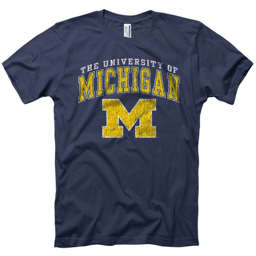University of Michigan Wolverines Go Blue Vintage Retro T-Shirt