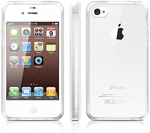 iPhone 4S Case, EMOUNIT Clear Apple iPhone 4S Protective Transparent Slim Case Anti-Scratch Ultra Thin Flexible Premium TPU Cover Stylish ECO-Friendly Packaging - Ultra Slim Bumper Case for iPhone 4S