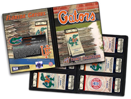 Florida Gators Ticket Album - Book Holder Display