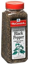 McCormick Pepper, Black Coarse Ground, 16-Ounce Units (Pack of 2)